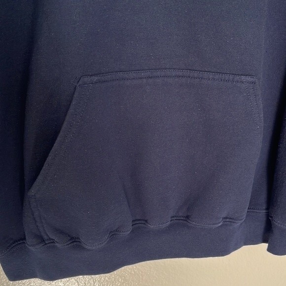 Bush Gardens Unisex Large Hoodie Blue white - Picture 3 of 9